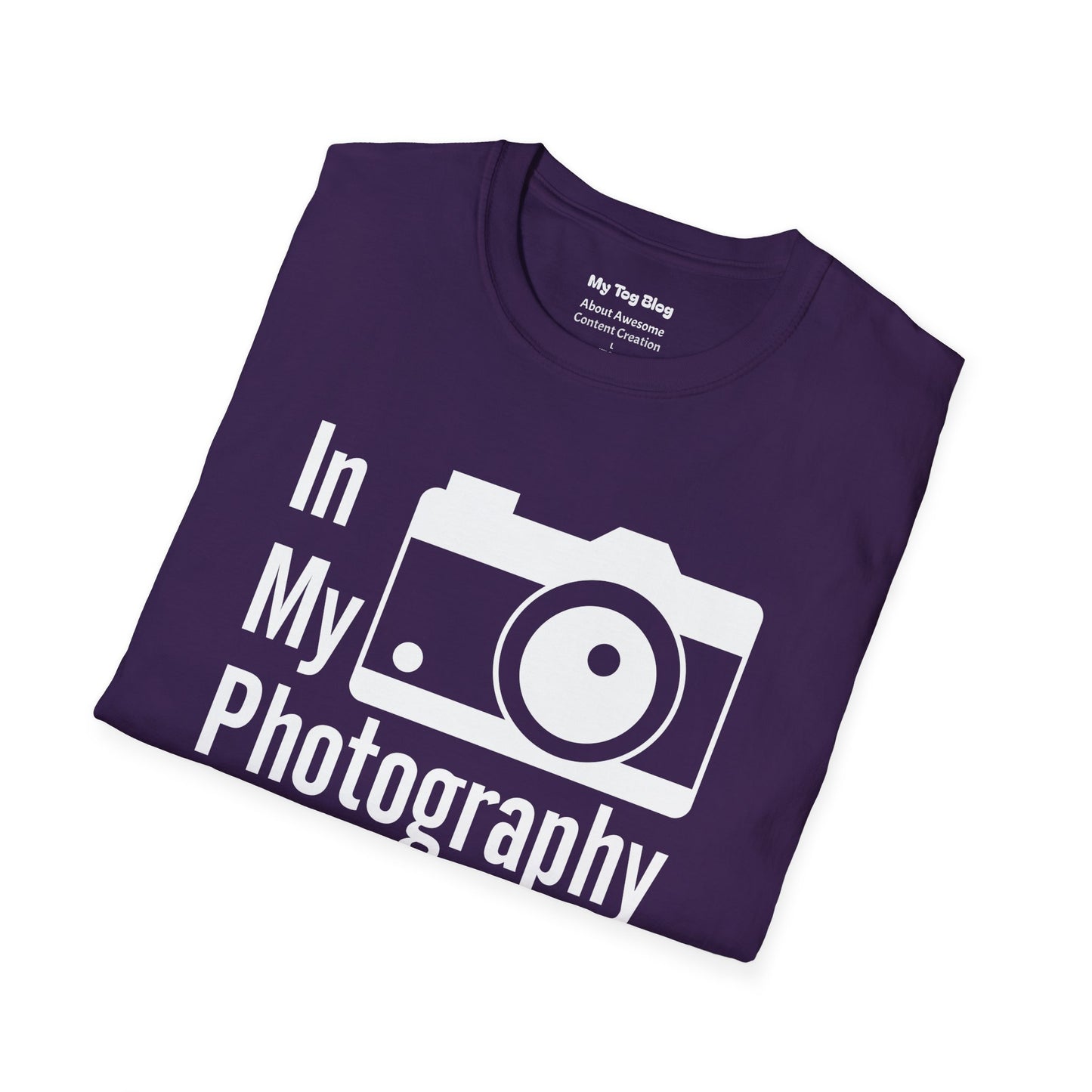 Photography Lover's T-Shirt - In My Photography Era Tee, Gift for Photographers, Photography Apparel, Unisex Graphic Tee