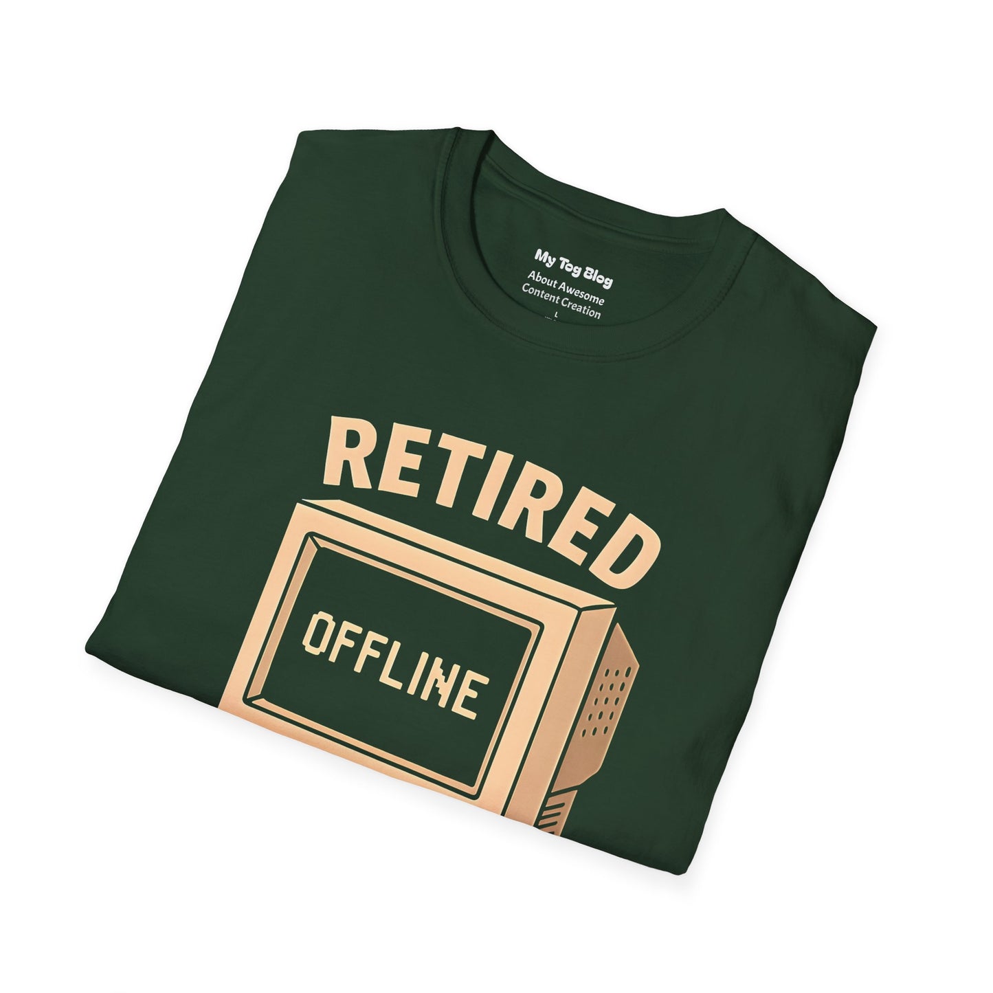 Unisex T-Shirt - Retired Influencer Funny Social Media Lover Tee