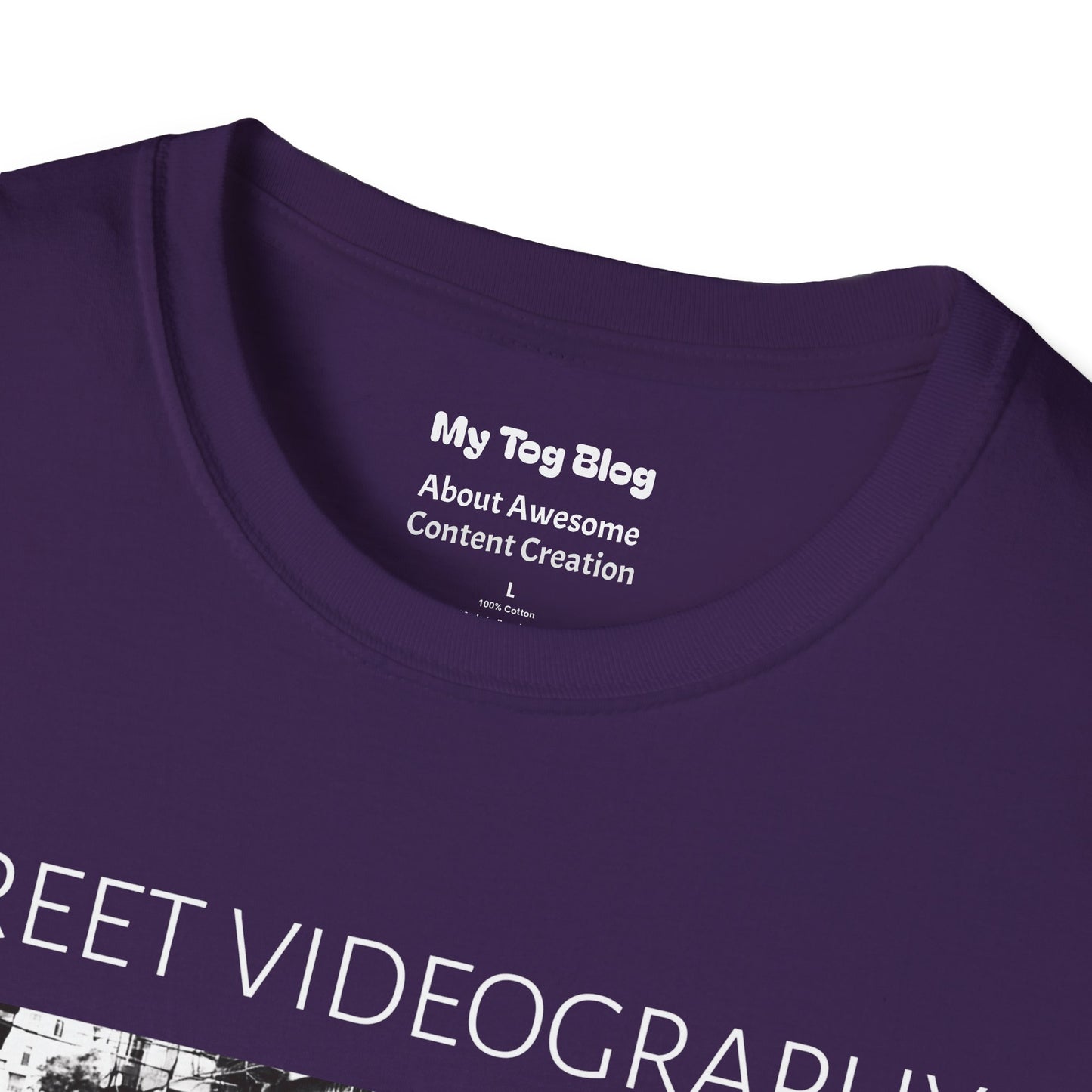 Street Videography T-Shirt — "Moments in Motion" Film Camera Tee