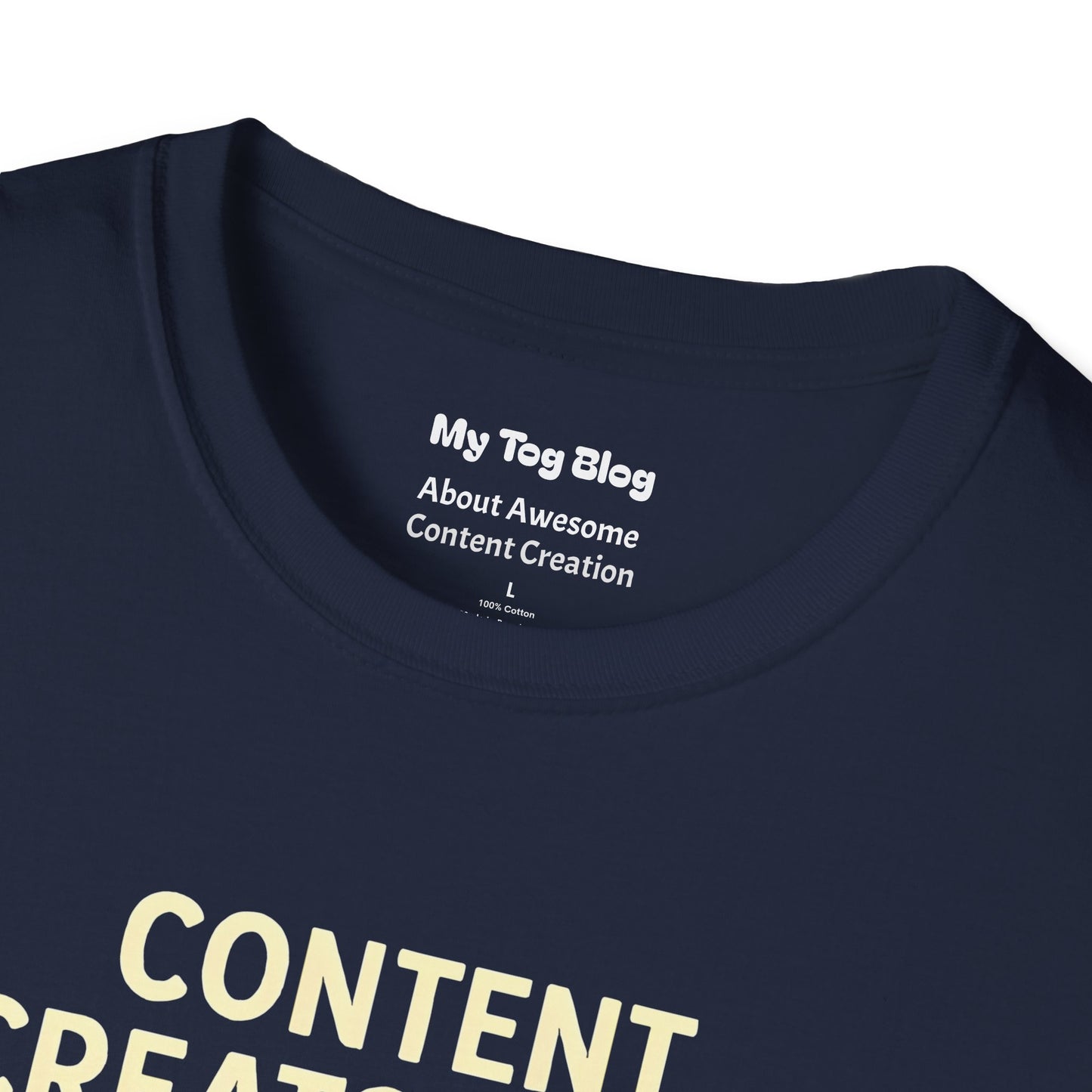 Content Creator T-Shirt: Daily Activities Funny Tee