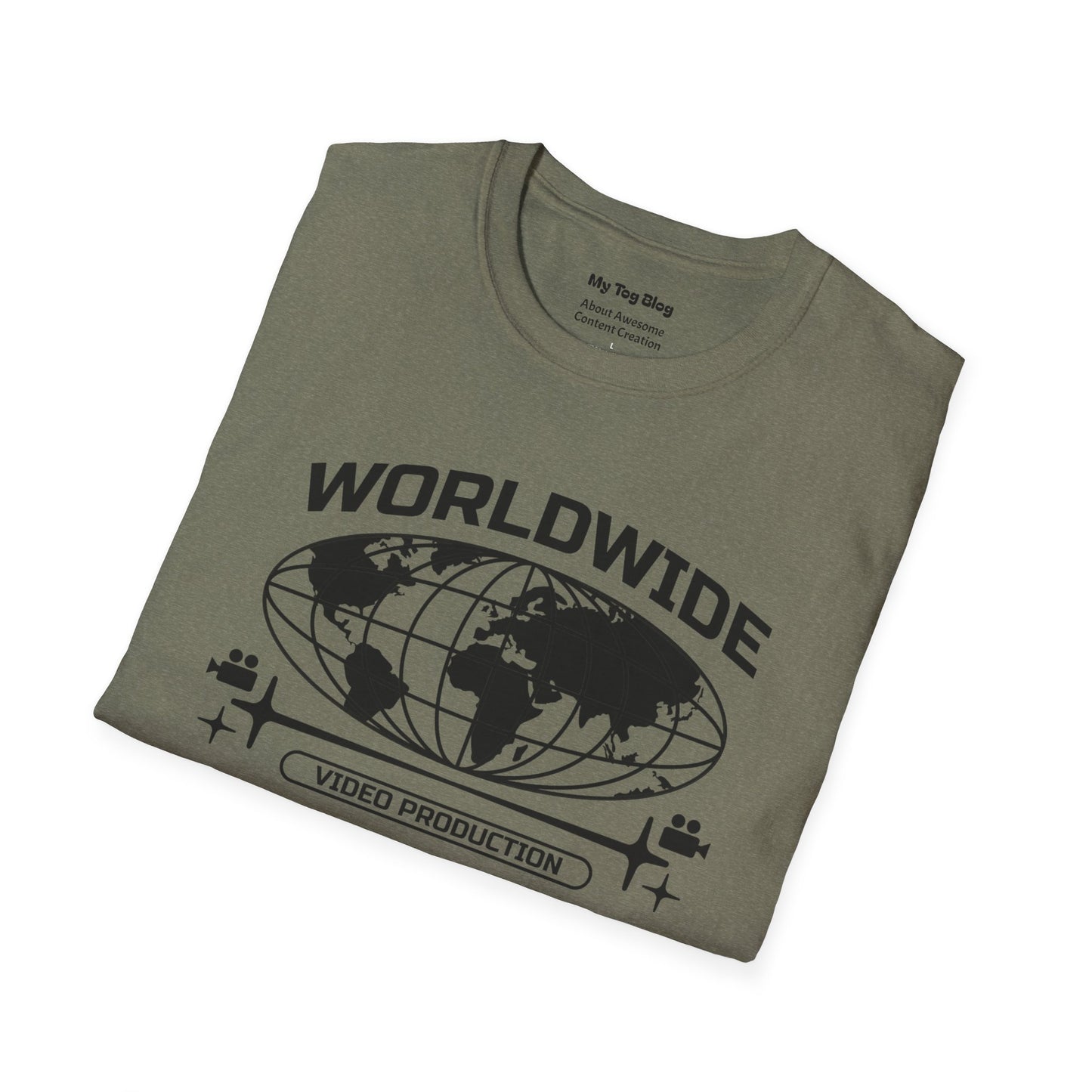 Retro Video Production T-Shirt - Worldwide
