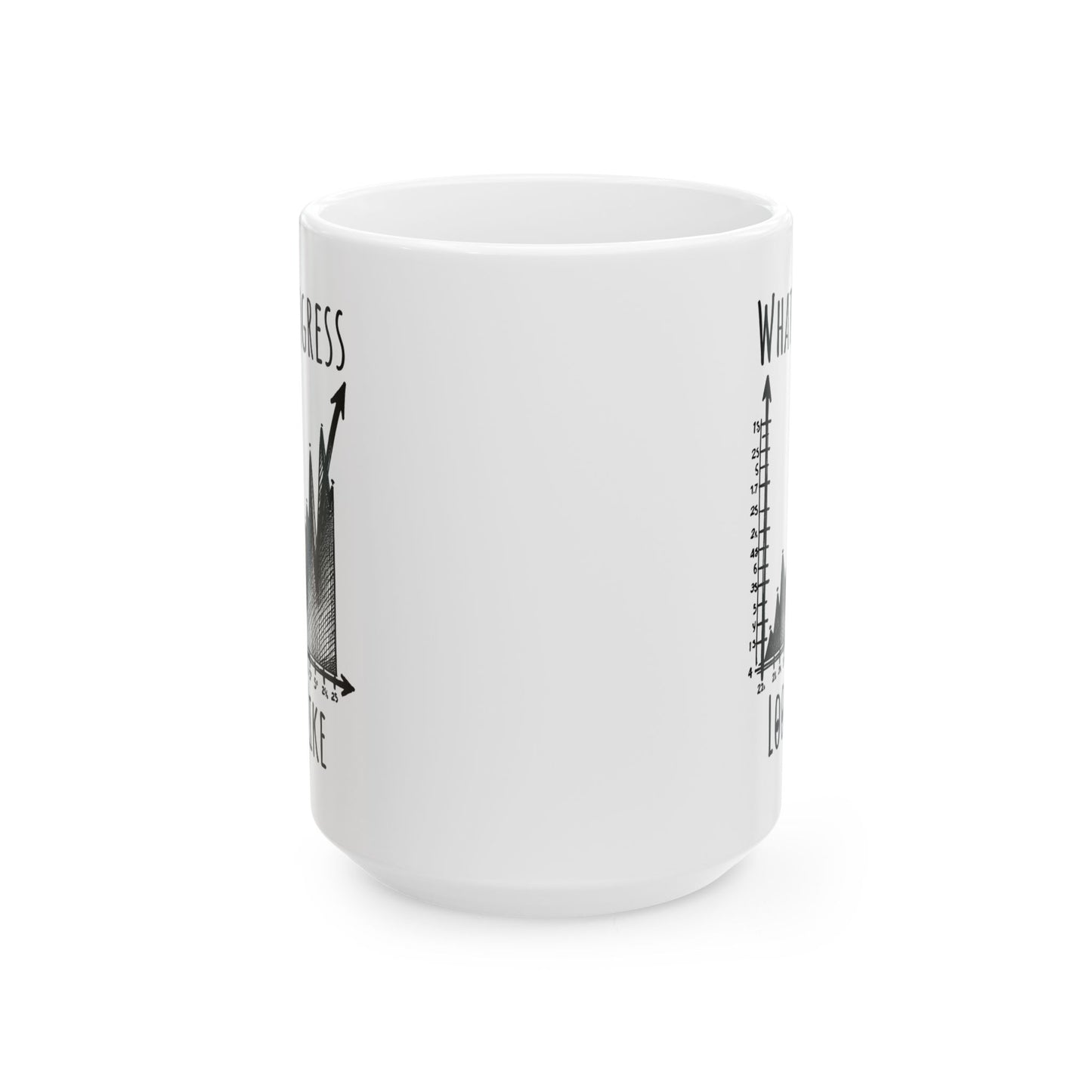 Motivational Mug - What Progress Looks Like - Content Creators, Social Media Managers, Entrepreneurs