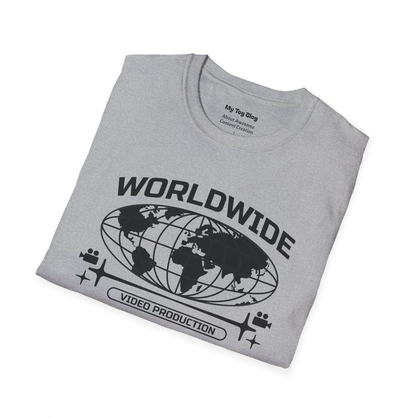 Retro Video Production T-Shirt - Worldwide