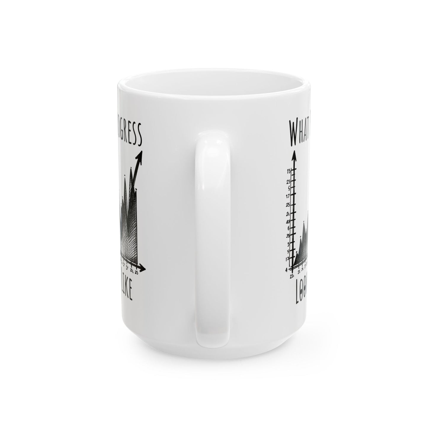 Motivational Mug - What Progress Looks Like - Content Creators, Social Media Managers, Entrepreneurs