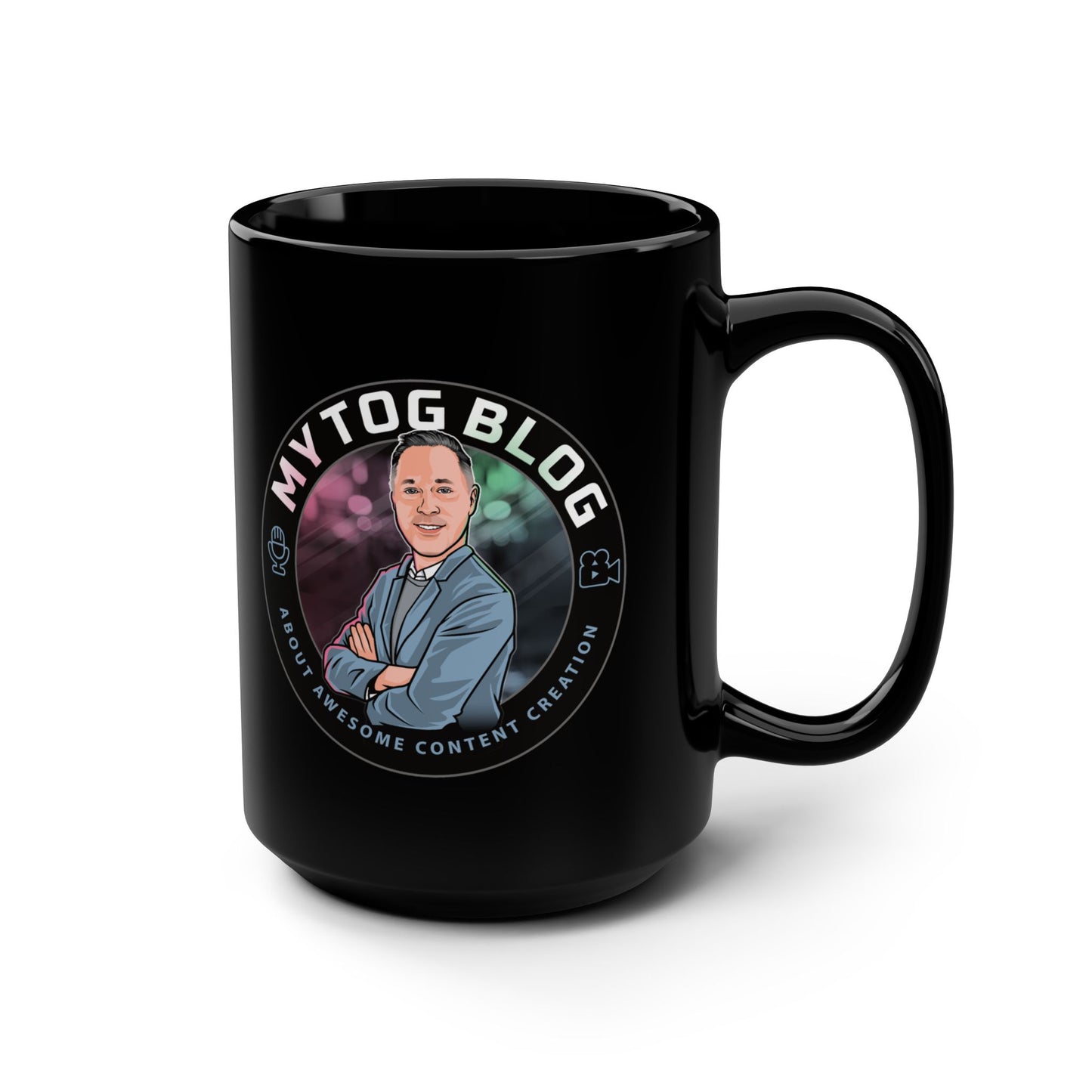 My Tog Blog Podcast Mug — 15oz Black Coffee Mug