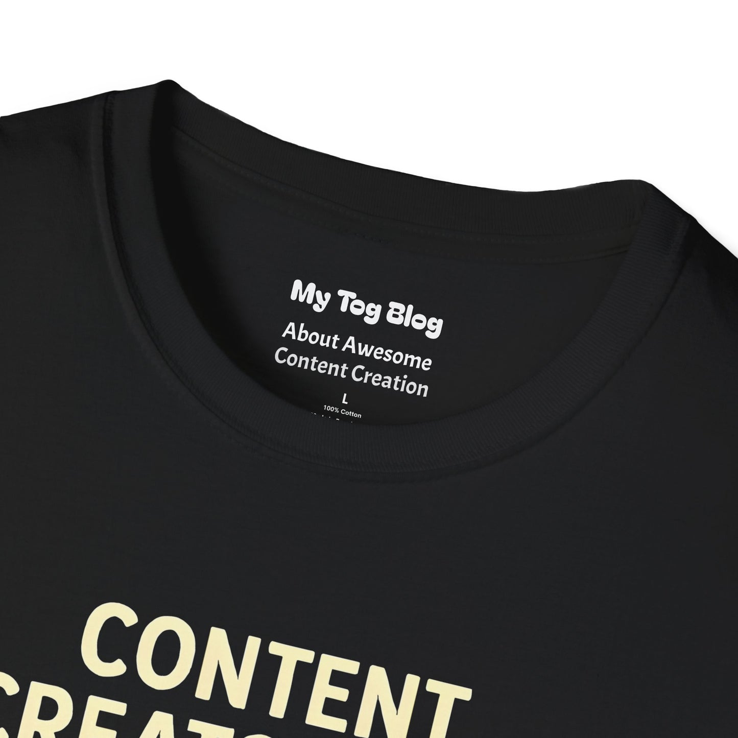 Content Creator T-Shirt: Daily Activities Funny Tee
