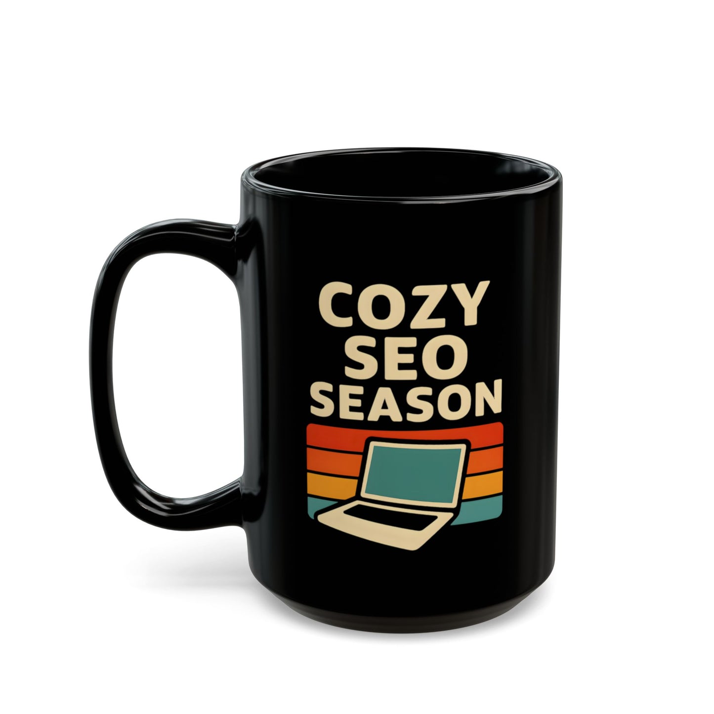Mug 15 oz - Cozy SEO Season - Funny Web Designer or Content Creator Gift