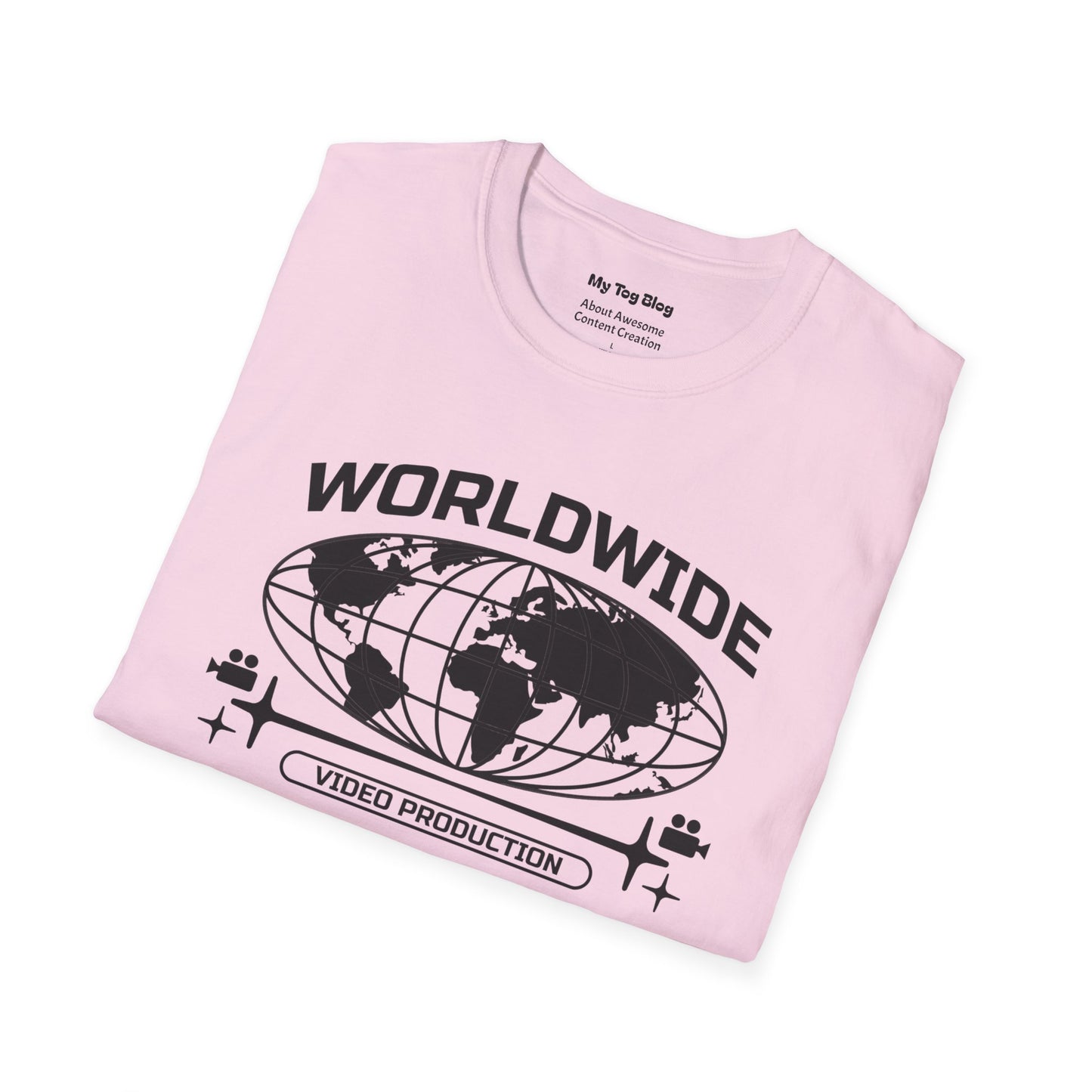 Retro Video Production T-Shirt - Worldwide