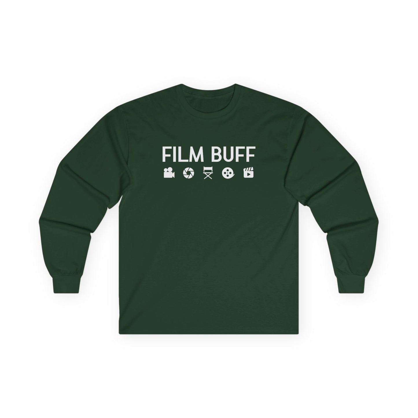 Film Buff Long Sleeve Tee | Perfect for Movie Lovers, Gift for Filmmakers, Casual Wear, Film Festivals, Movie Nights