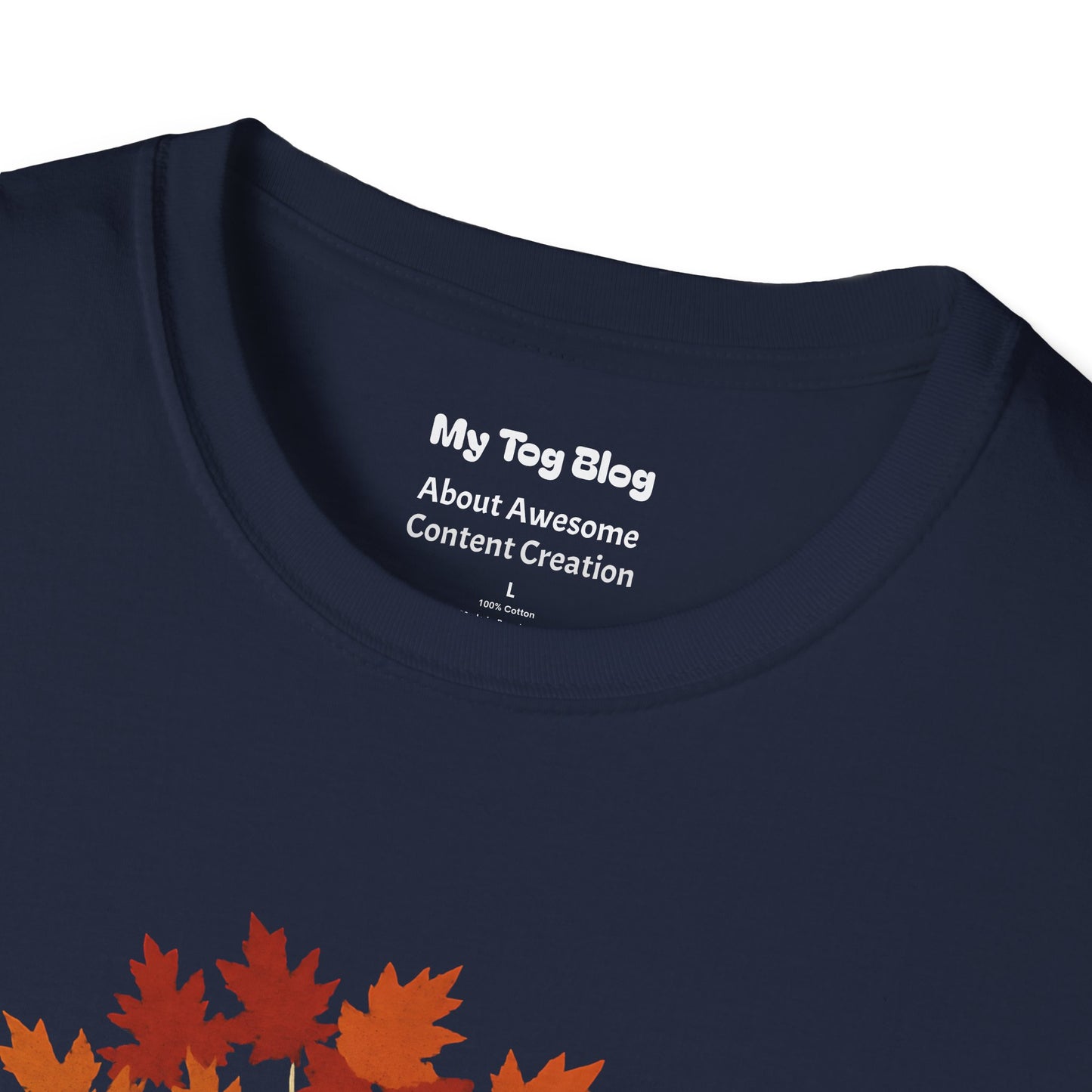 Autumn Photography T-Shirt, 'Chasing Fall Colours', Casual Wear for Fall, Perfect Gift for Photographers