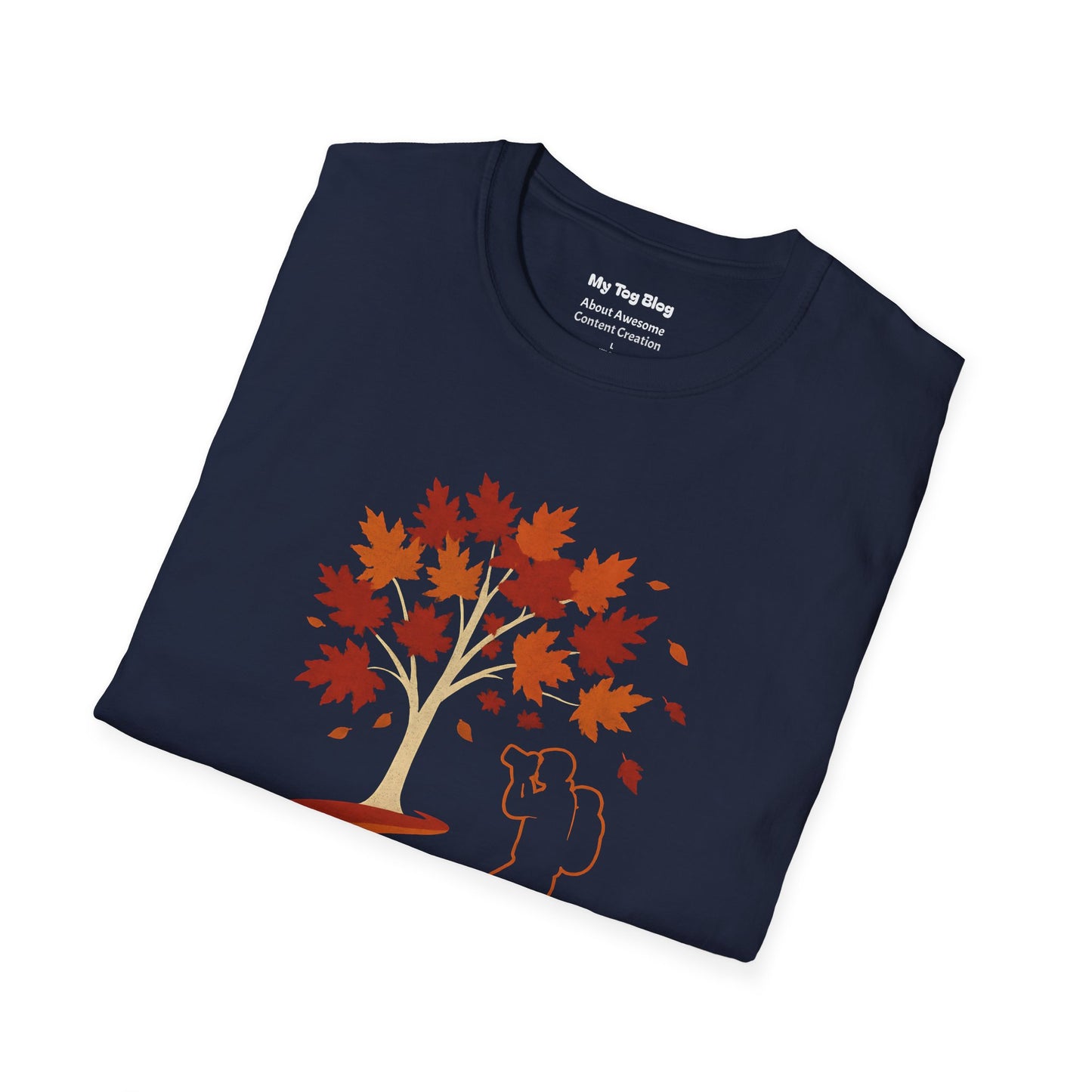 Autumn Photography T-Shirt, 'Chasing Fall Colours', Casual Wear for Fall, Perfect Gift for Photographers