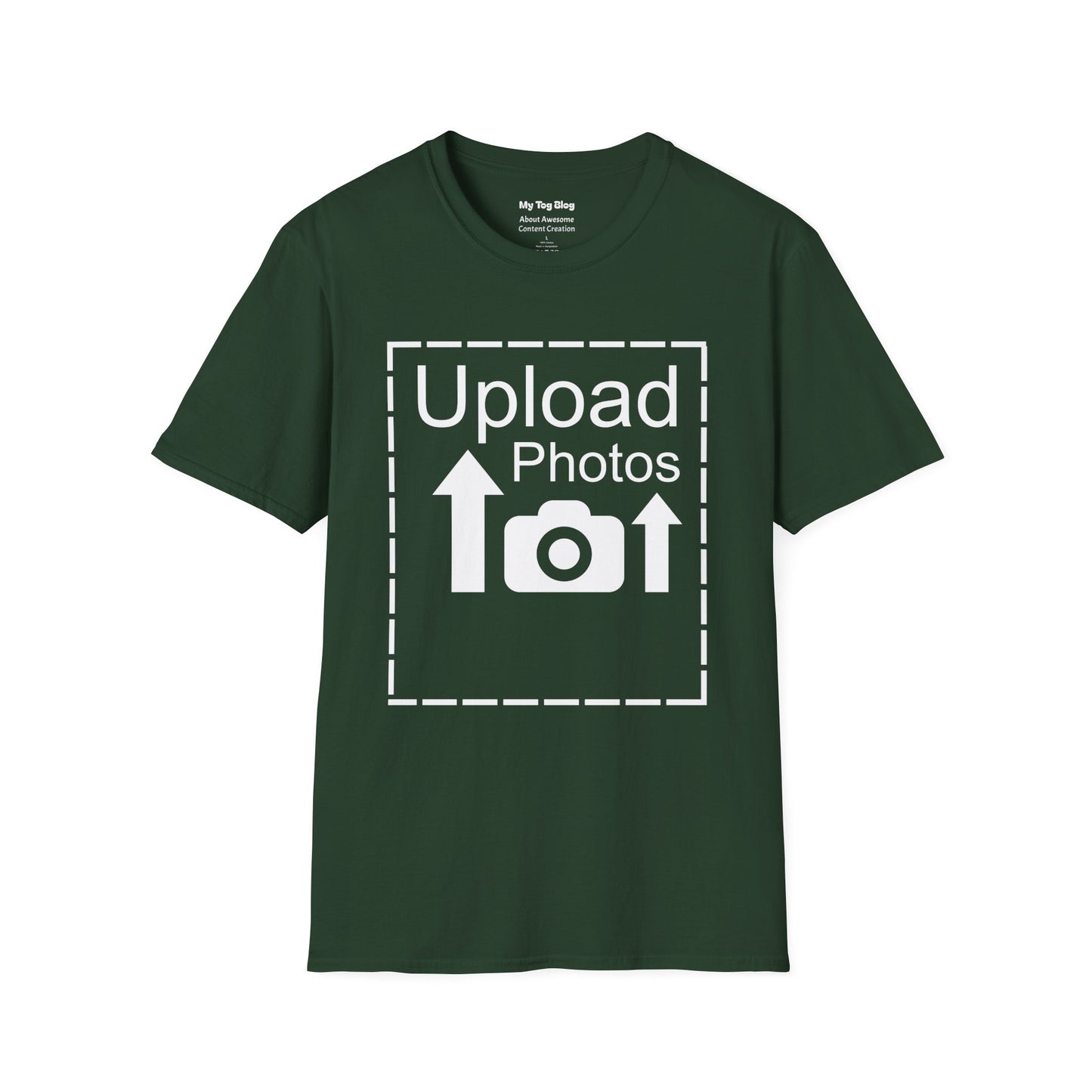 Funny Upload Your Photos Tee for Photography Lovers