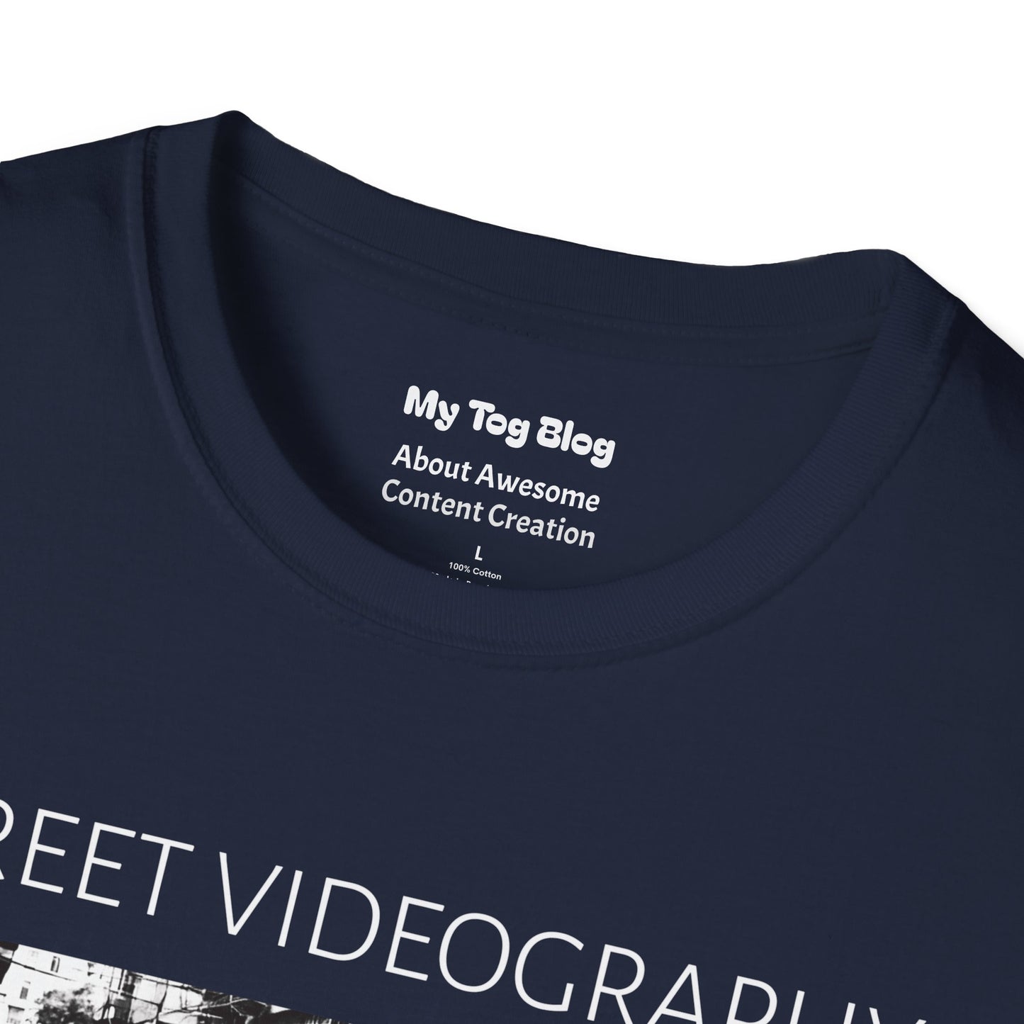 Street Videography T-Shirt — "Moments in Motion" Film Camera Tee