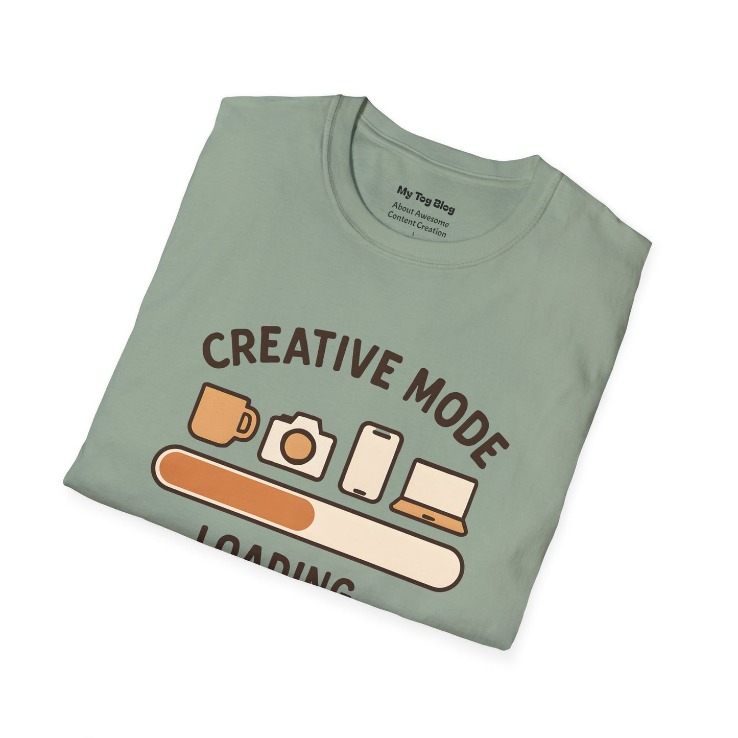 Creative Mode Loading Unisex T-Shirt | Perfect for Artists, Gifts, Casual Wear, Festivals, Creative Events
