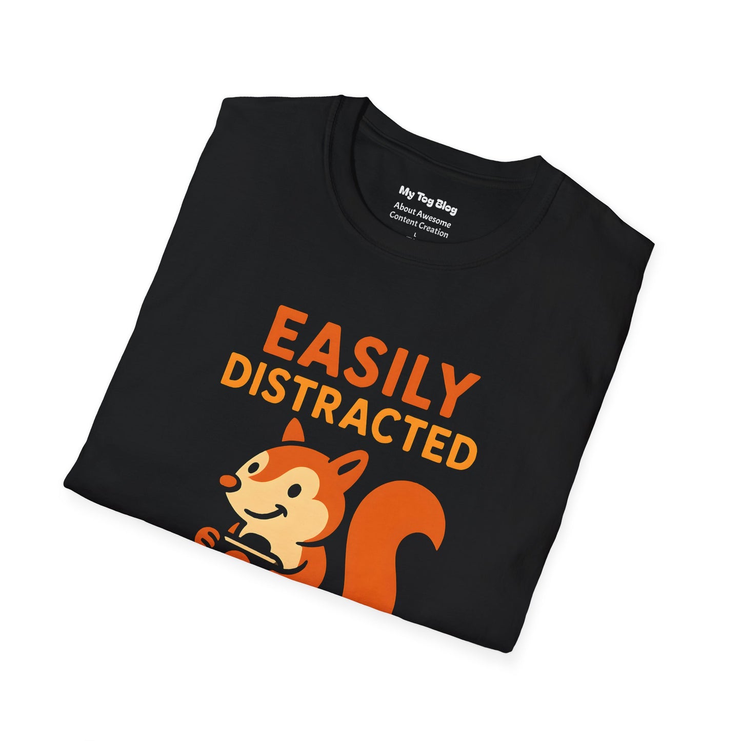 Easily Distracted Photo Opps T-Shirt, Cute Animal Tee, Fun Photography Gift, Unisex Graphic Shirt, Nature Lover Apparel