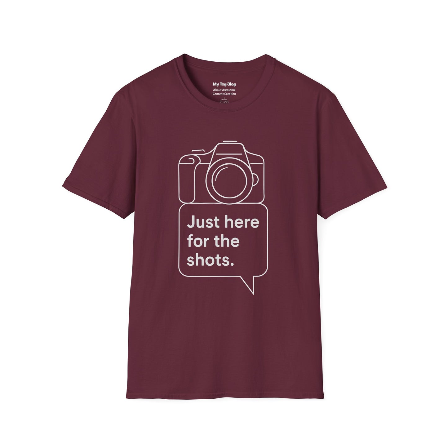 Photography Shots T-Shirt - Funny Design for Photography Lovers