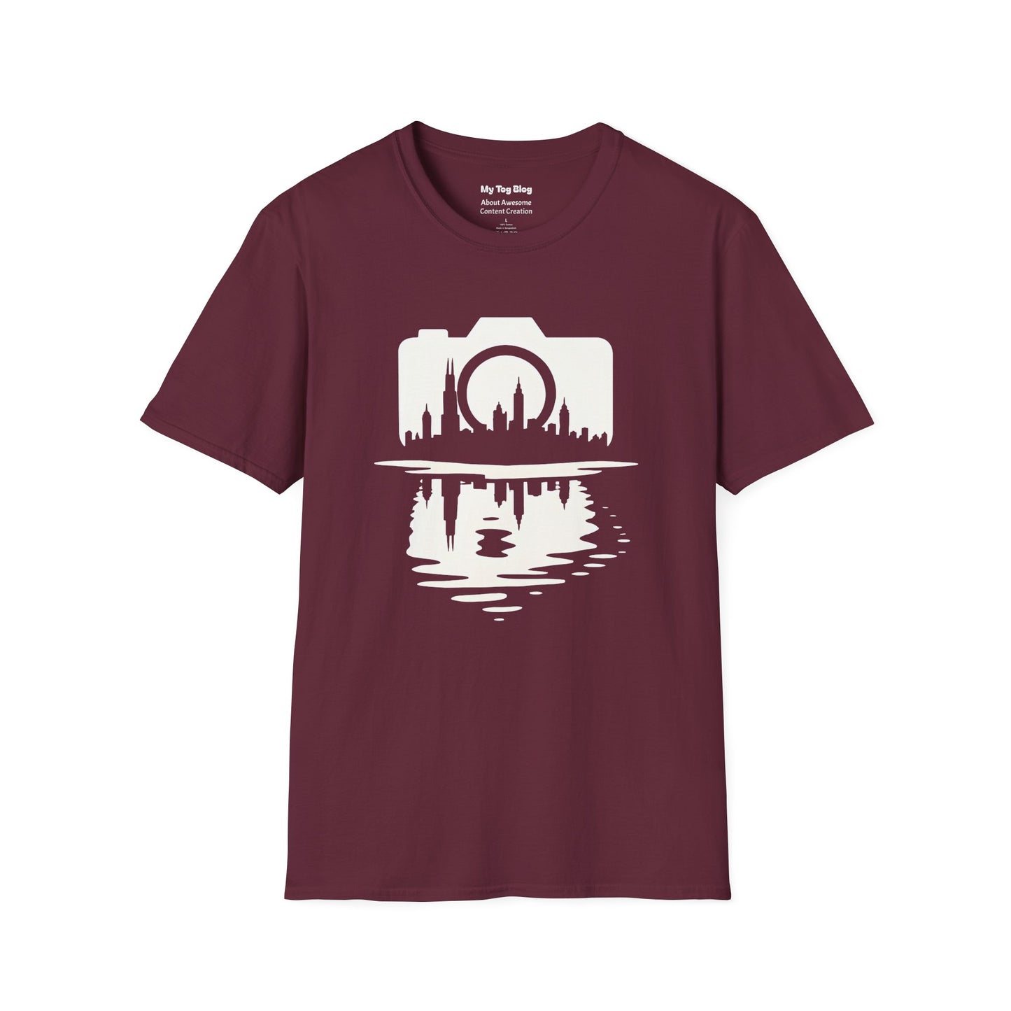 Camera Cityscape T-Shirt for Street Photographers