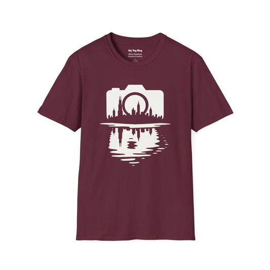 Camera Cityscape T-Shirt for Street Photographers