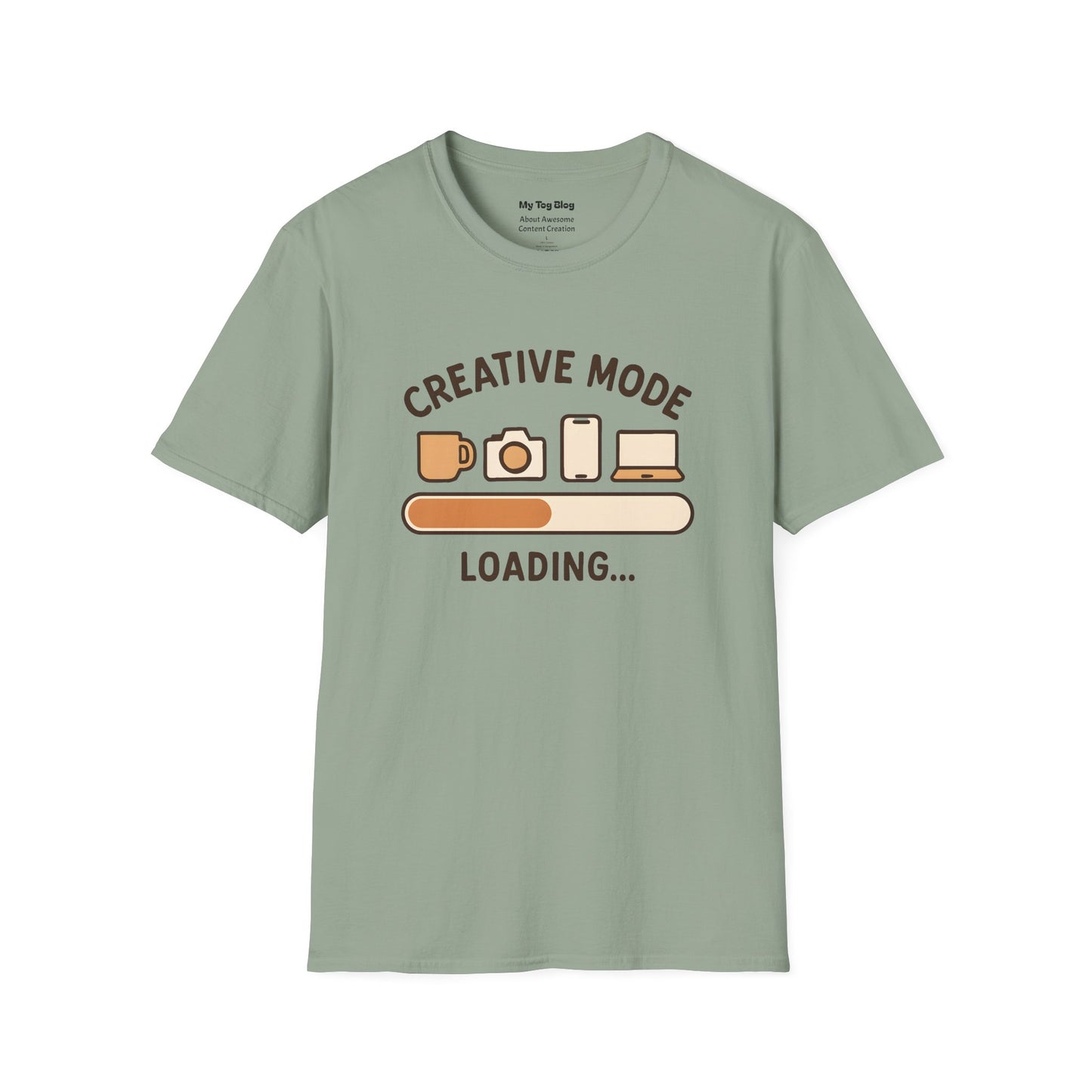 Creative Mode Loading Unisex T-Shirt | Perfect for Artists, Gifts, Casual Wear, Festivals, Creative Events