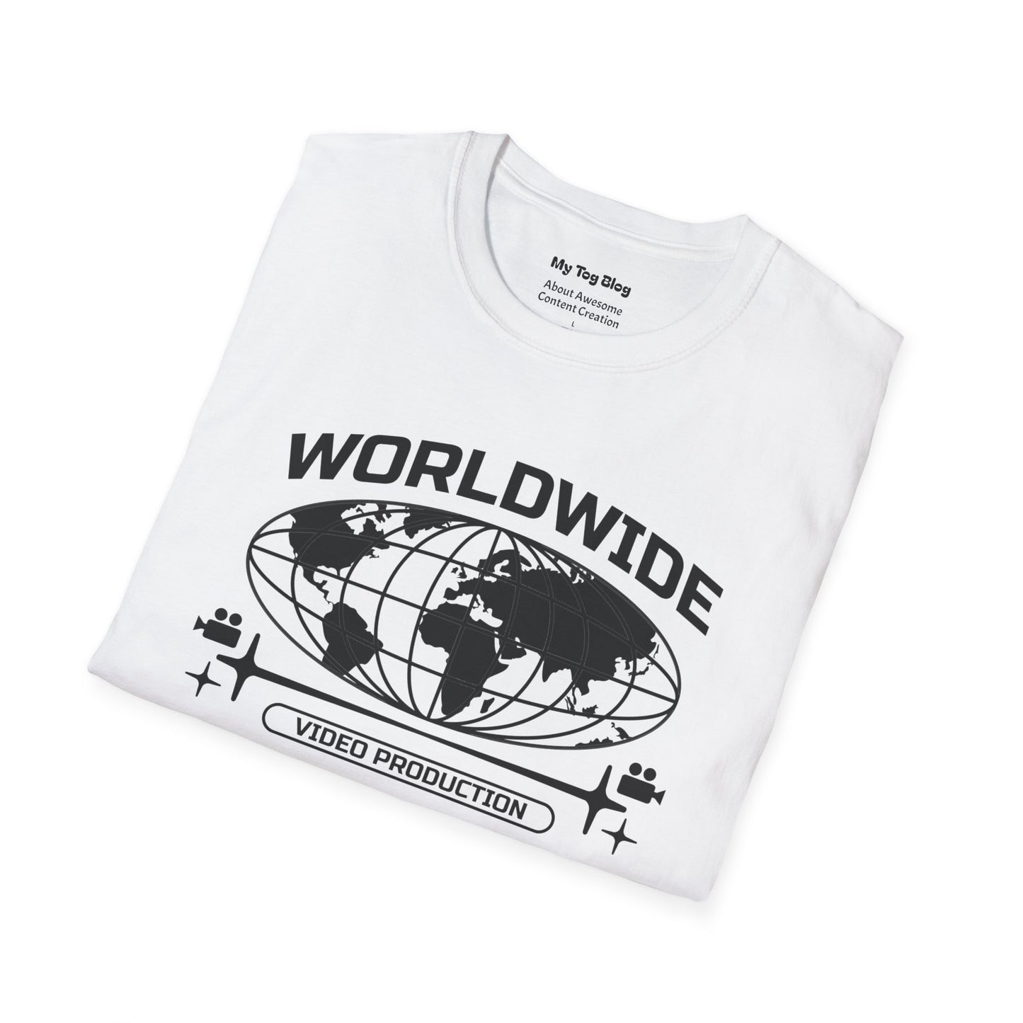 Retro Video Production T-Shirt - Worldwide