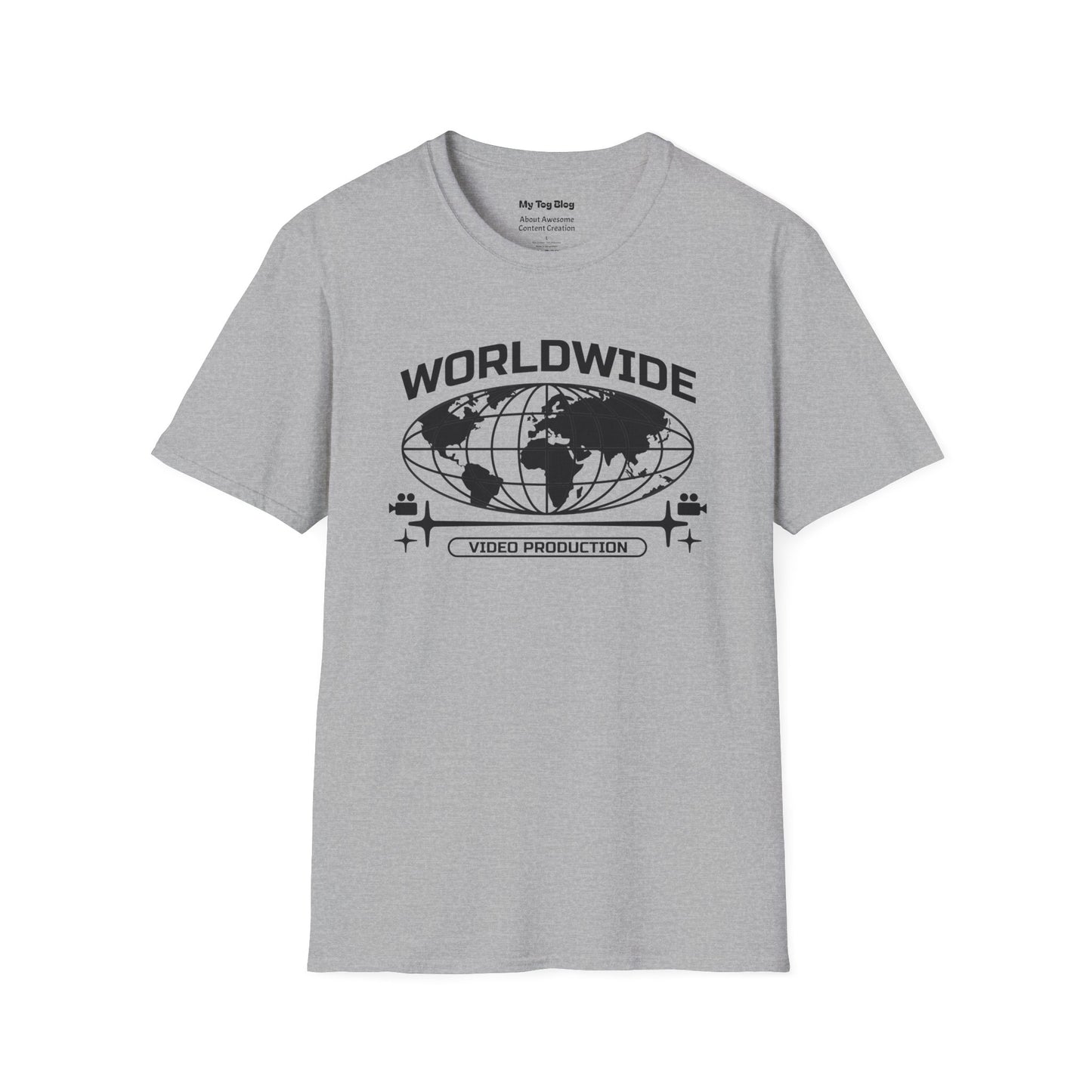 Retro Video Production T-Shirt - Worldwide