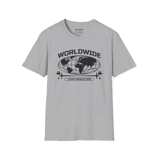 Retro Video Production T-Shirt - Worldwide