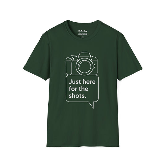 Photography Shots T-Shirt - Funny Design for Photography Lovers