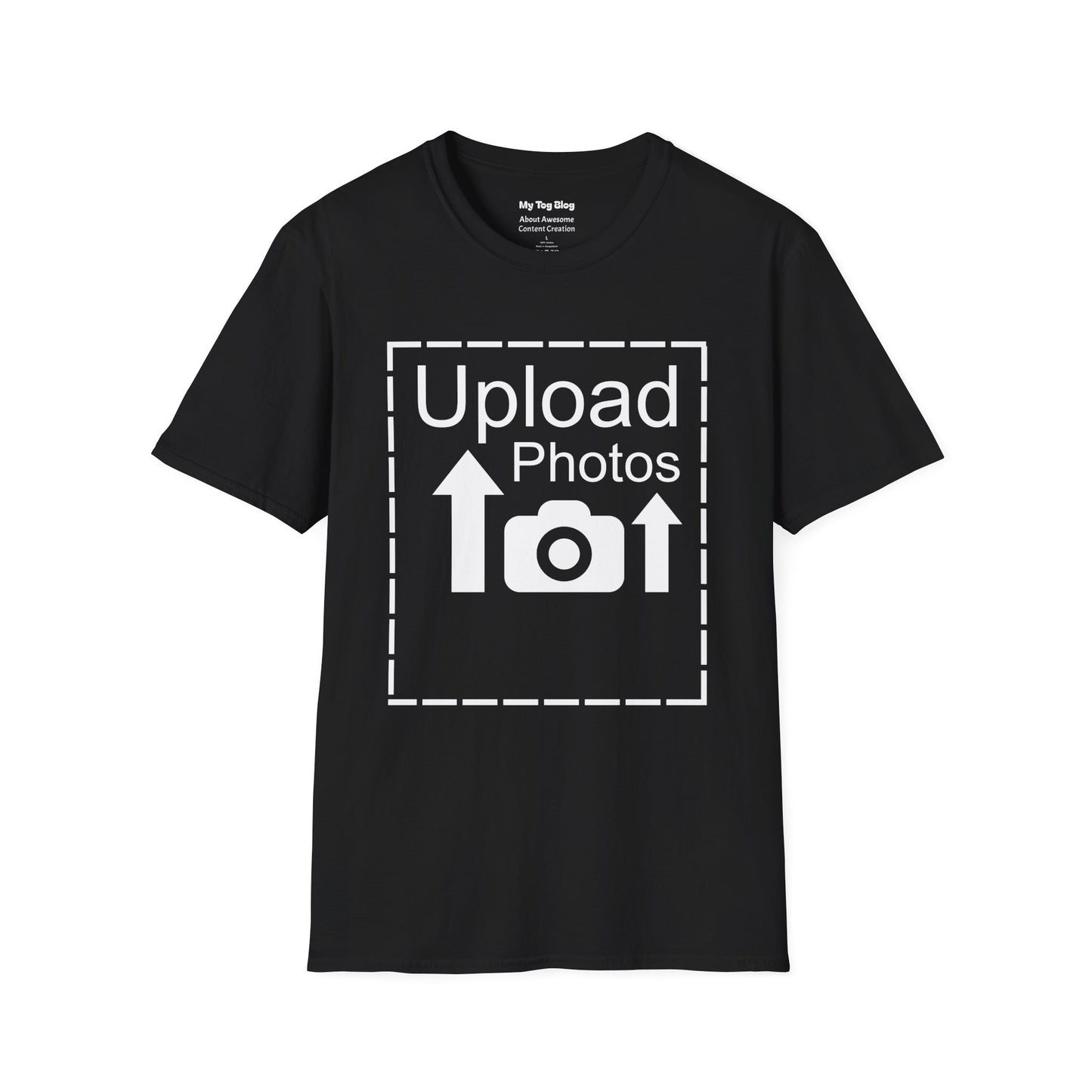 Funny Upload Your Photos Tee for Photography Lovers
