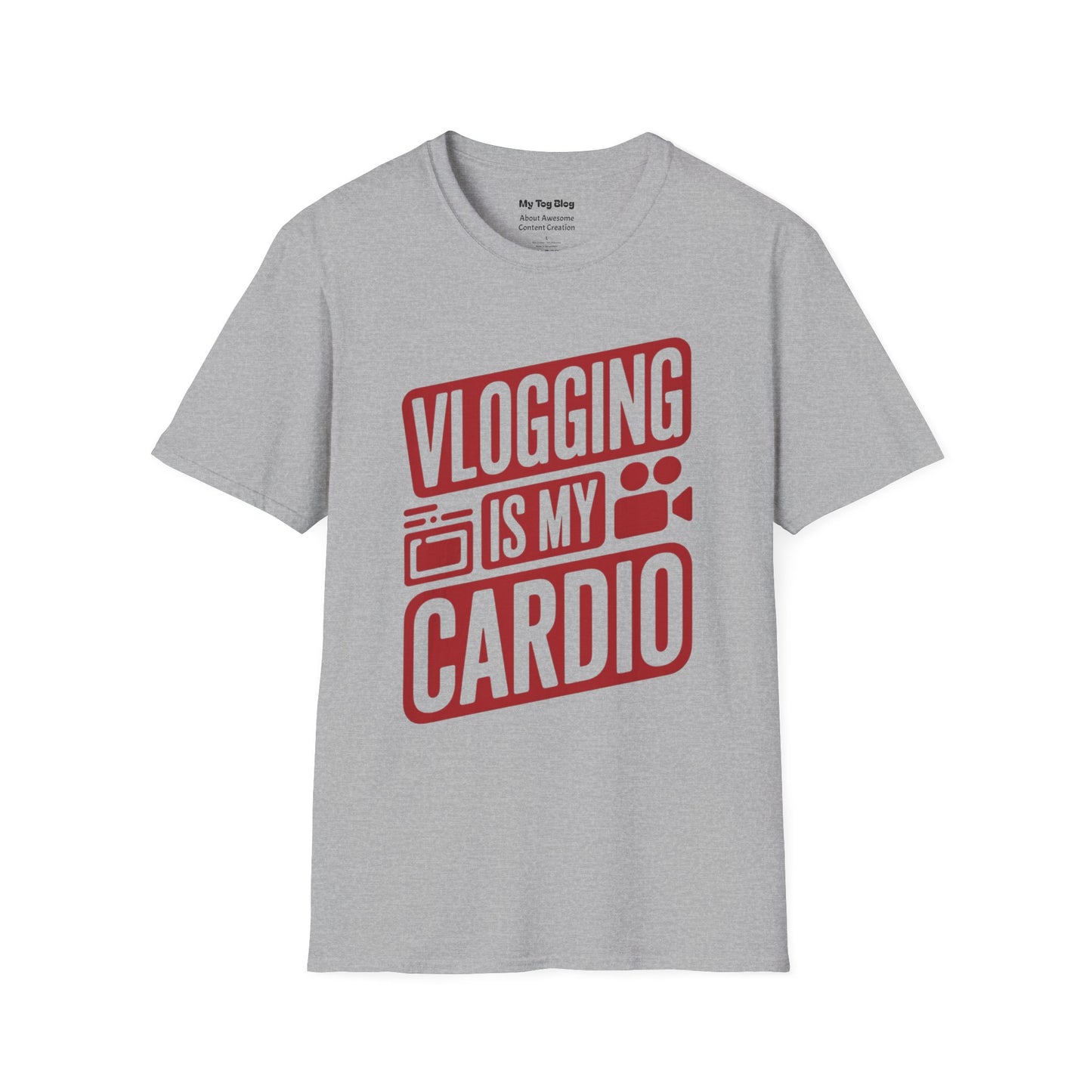 Funny Vlogging is My Cardio T-Shirt