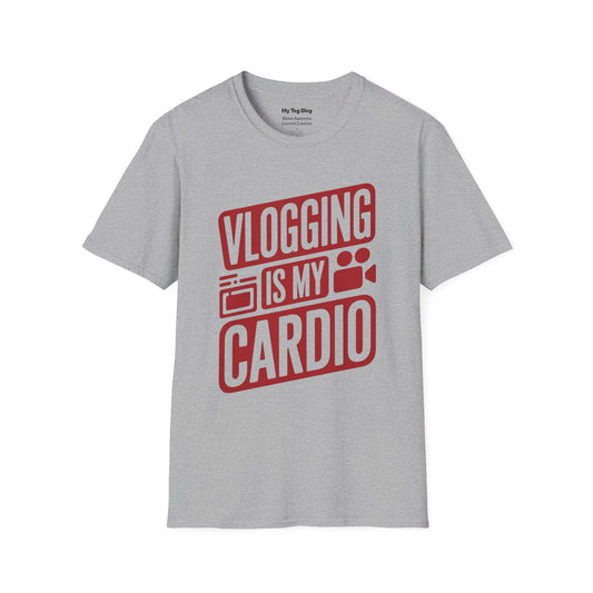 Funny Vlogging is My Cardio T-Shirt