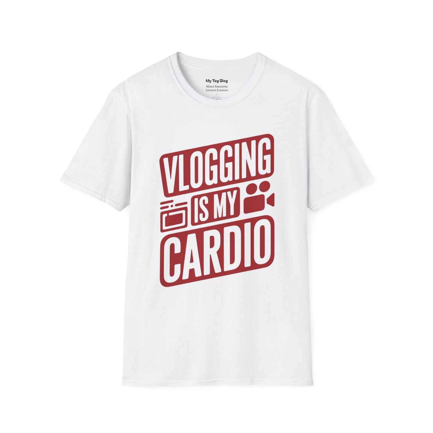 Funny Vlogging is My Cardio T-Shirt