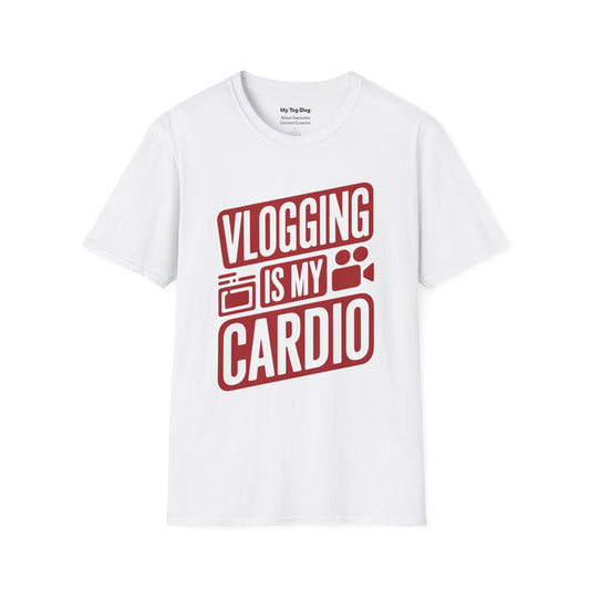 Funny Vlogging is My Cardio T-Shirt