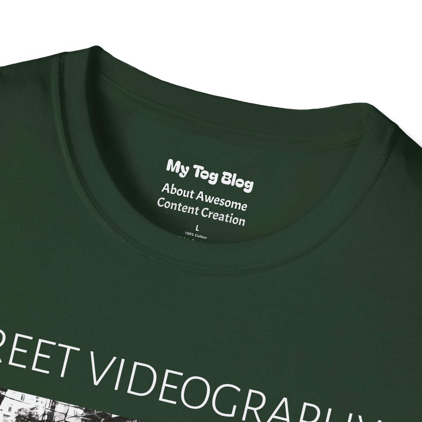 Street Videography T-Shirt — "Moments in Motion" Film Camera Tee