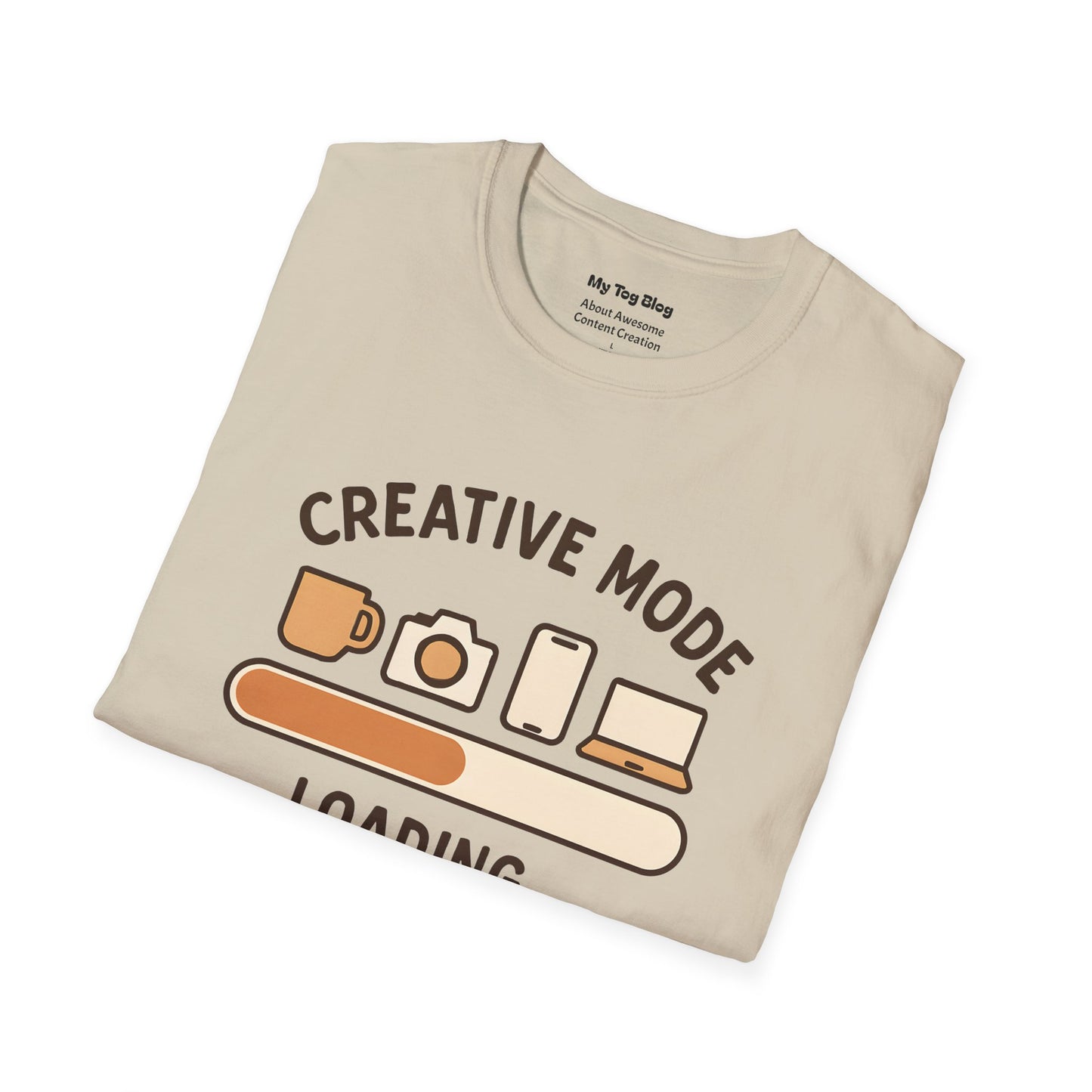 Creative Mode Loading Unisex T-Shirt | Perfect for Artists, Gifts, Casual Wear, Festivals, Creative Events