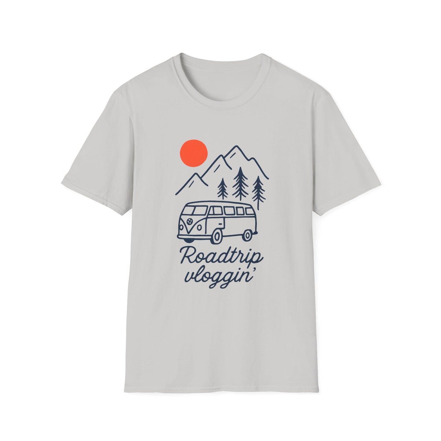 Vintage Roadtrip Vloggin' T-Shirt, Perfect Gift for Travel Content Creators