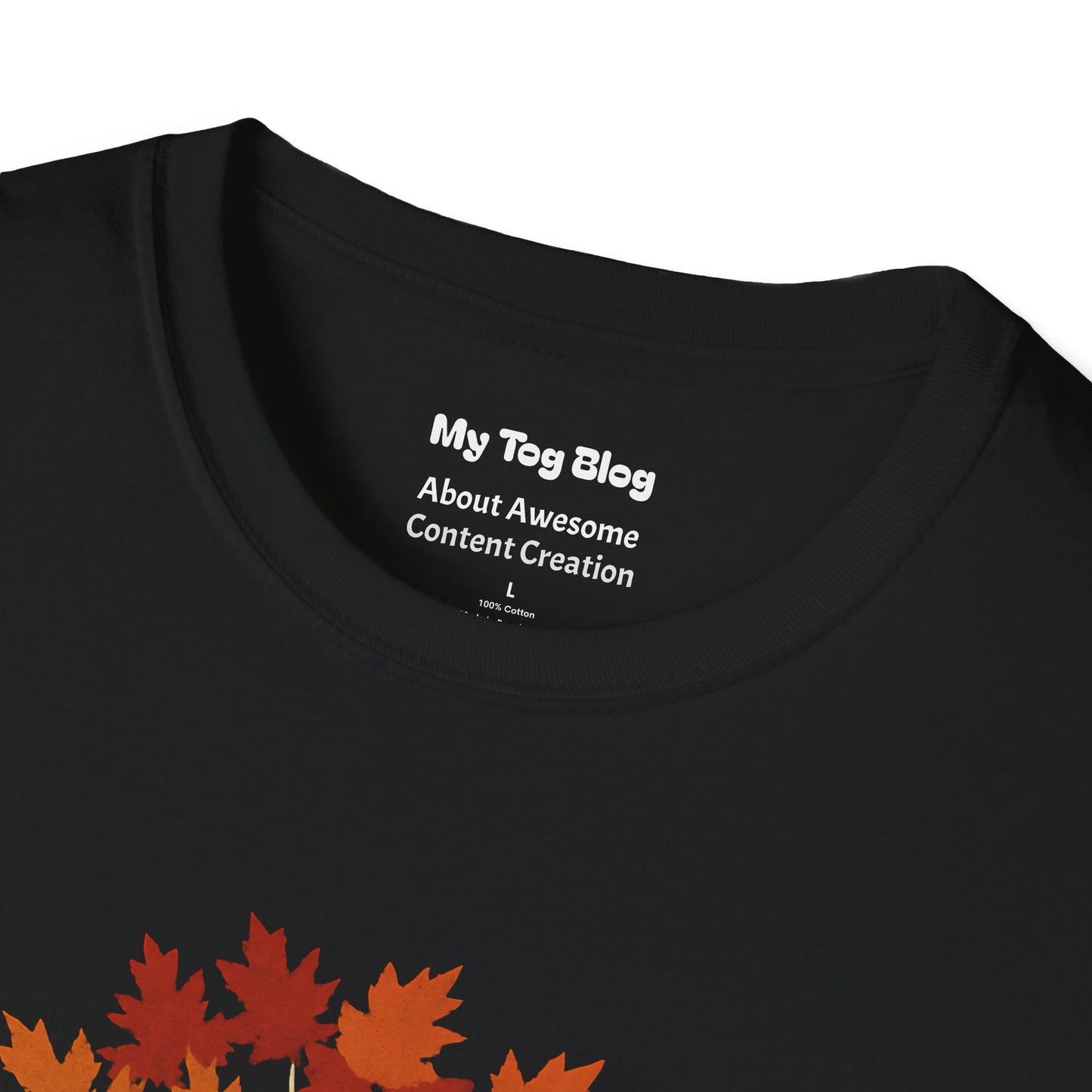 Autumn Photography T-Shirt, 'Chasing Fall Colours', Casual Wear for Fall, Perfect Gift for Photographers