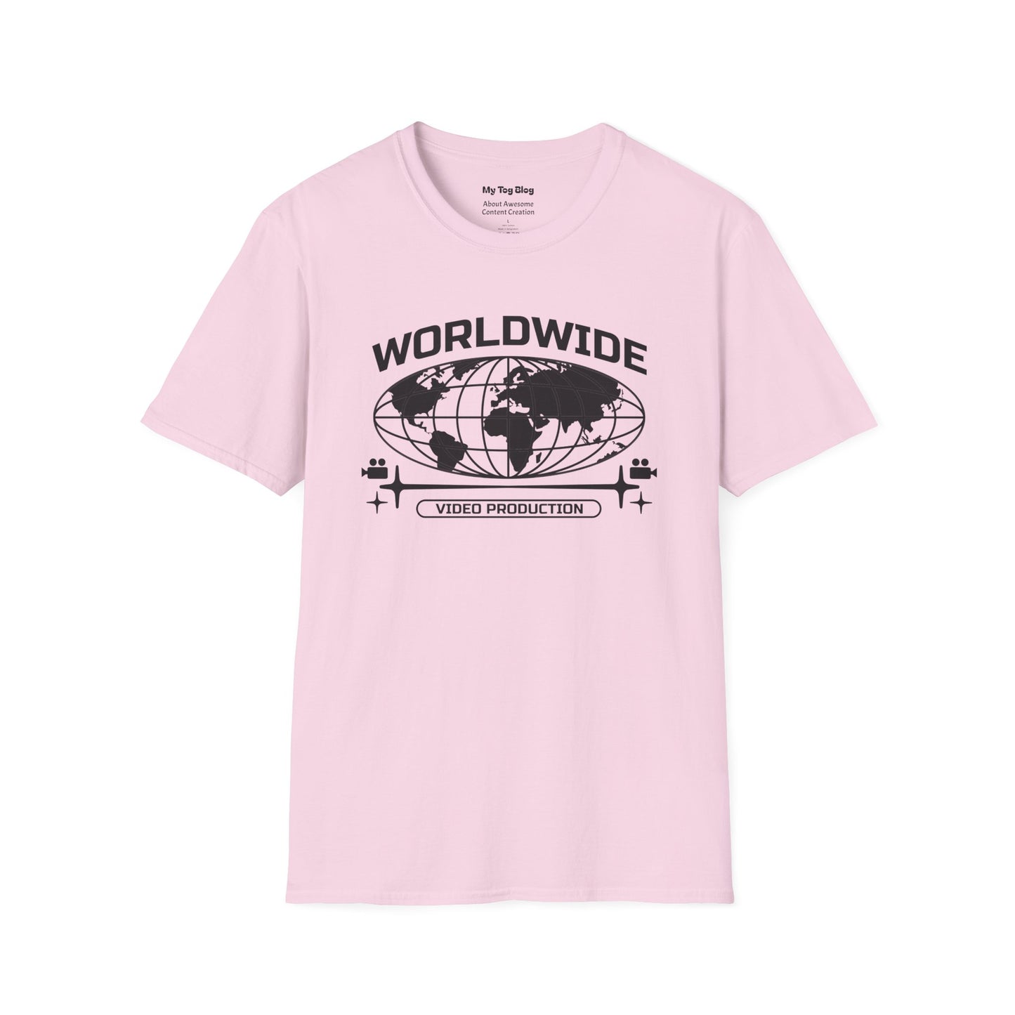 Retro Video Production T-Shirt - Worldwide