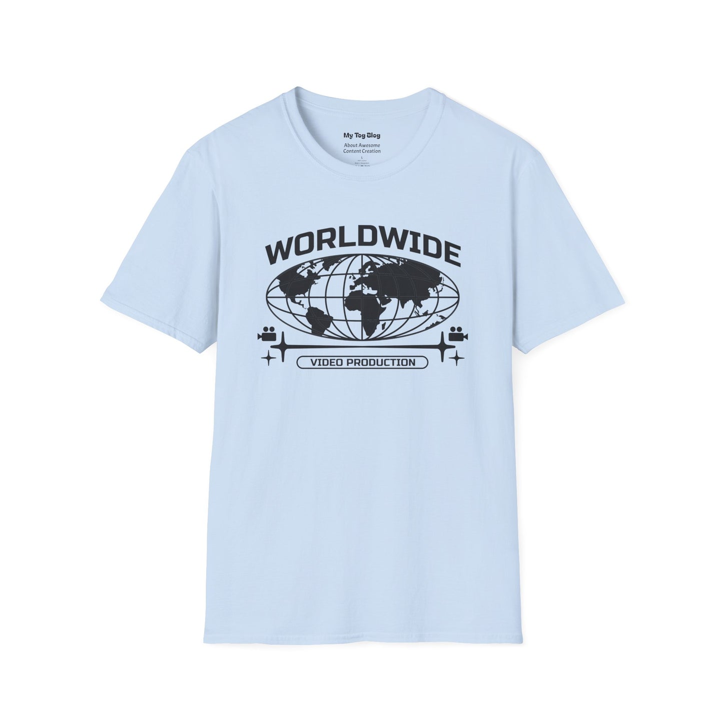 Retro Video Production T-Shirt - Worldwide