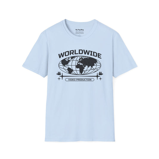 Retro Video Production T-Shirt - Worldwide