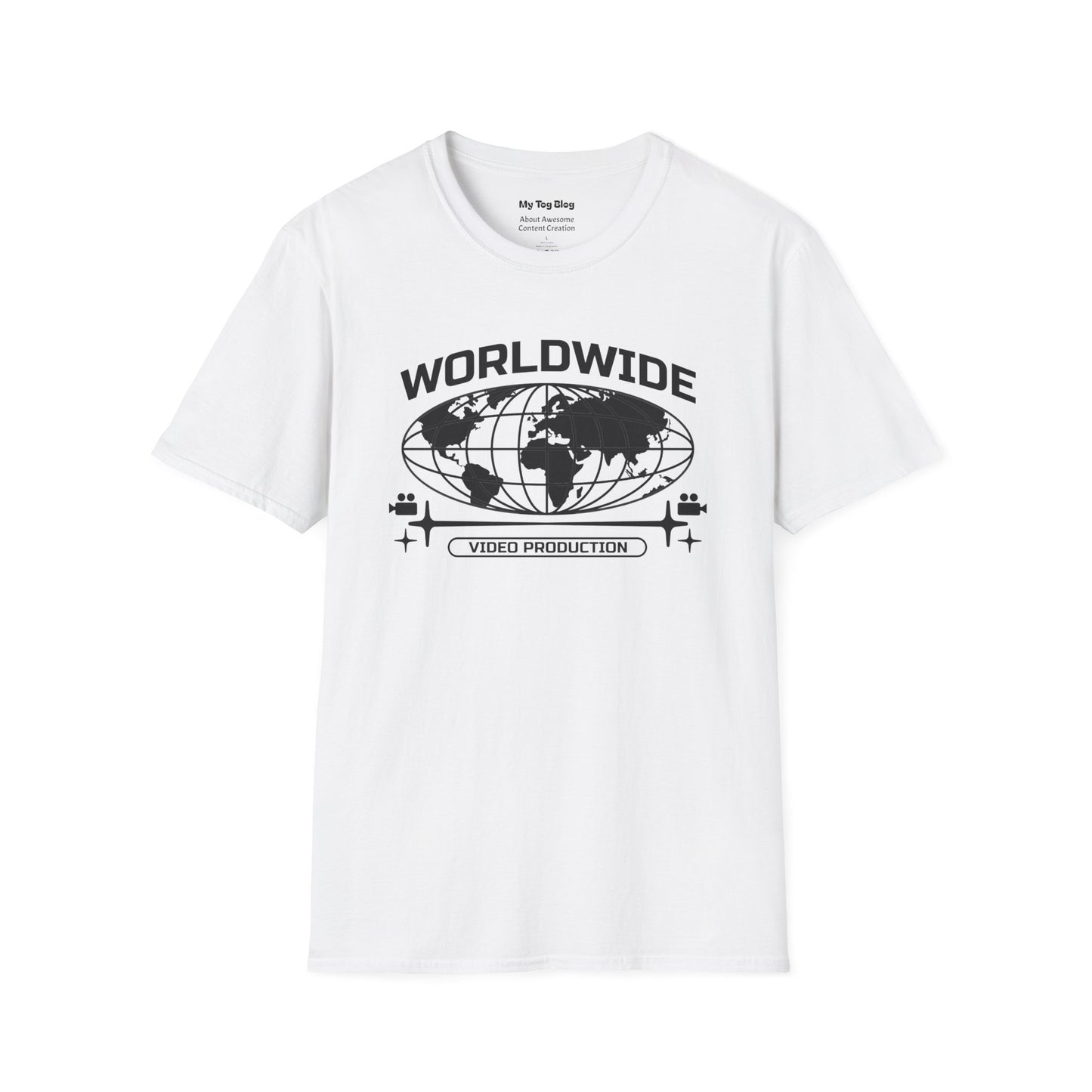 Retro Video Production T-Shirt - Worldwide
