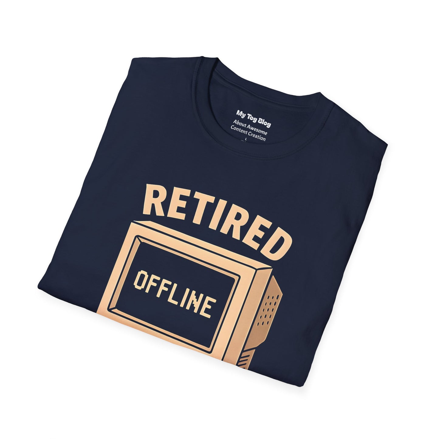Unisex T-Shirt - Retired Influencer Funny Social Media Lover Tee
