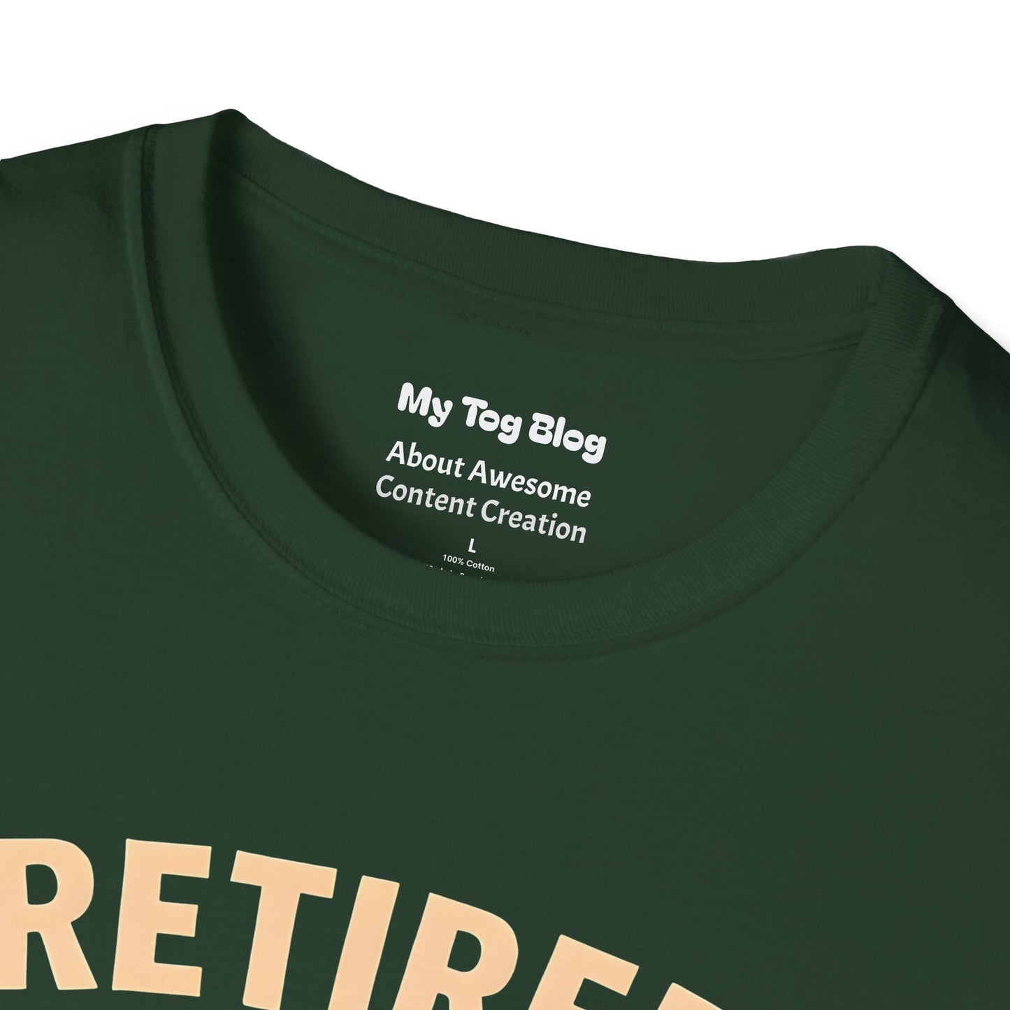 Unisex T-Shirt - Retired Influencer Funny Social Media Lover Tee