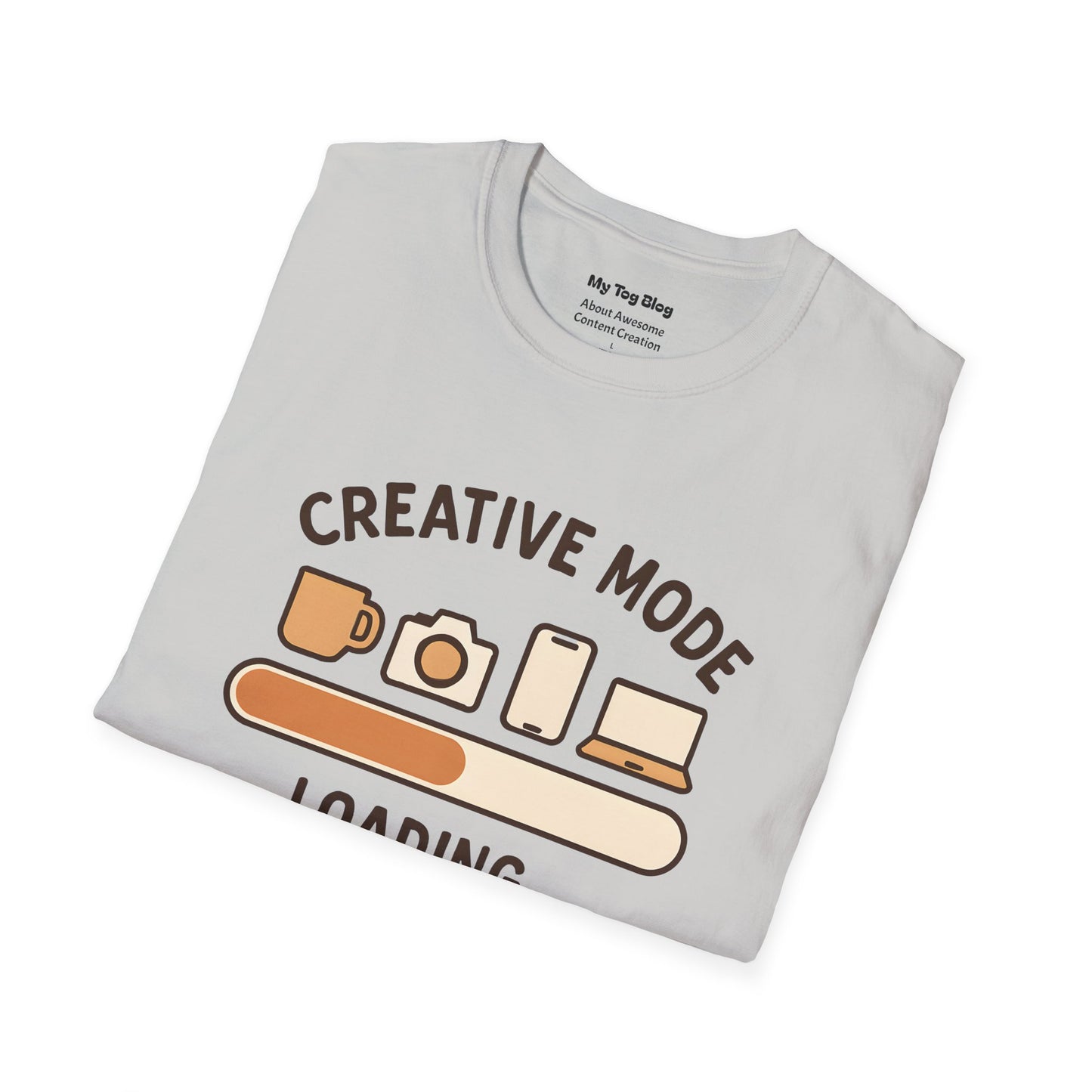 Creative Mode Loading Unisex T-Shirt | Perfect for Artists, Gifts, Casual Wear, Festivals, Creative Events